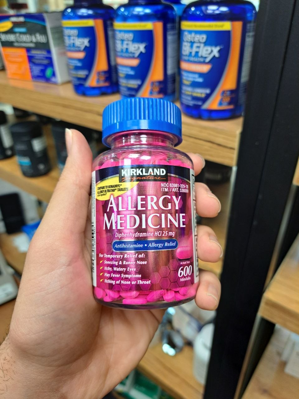 داروی آلرژی کرکلند 600 عددی Kirkland Signature Allergy Medicine 25 mg 5 داروی آلرژی کرکلند 600 عددی Kirkland Signature Allergy Medicine 25 mg