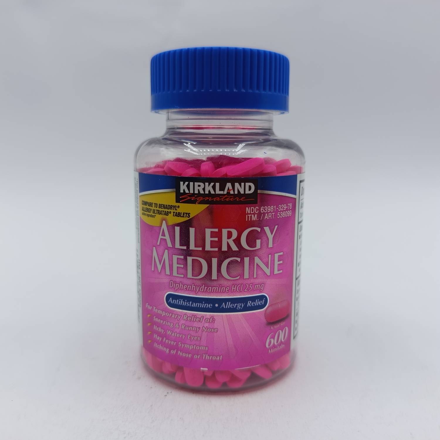 داروی آلرژی کرکلند 600 عددی Kirkland Signature Allergy Medicine 25 mg 2 داروی آلرژی کرکلند 600 عددی Kirkland Signature Allergy Medicine 25 mg