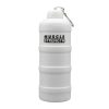 قیف پروتئین 4 تیکه MUSCLE STRENGTH مشکی، آبی و سفید رنگ