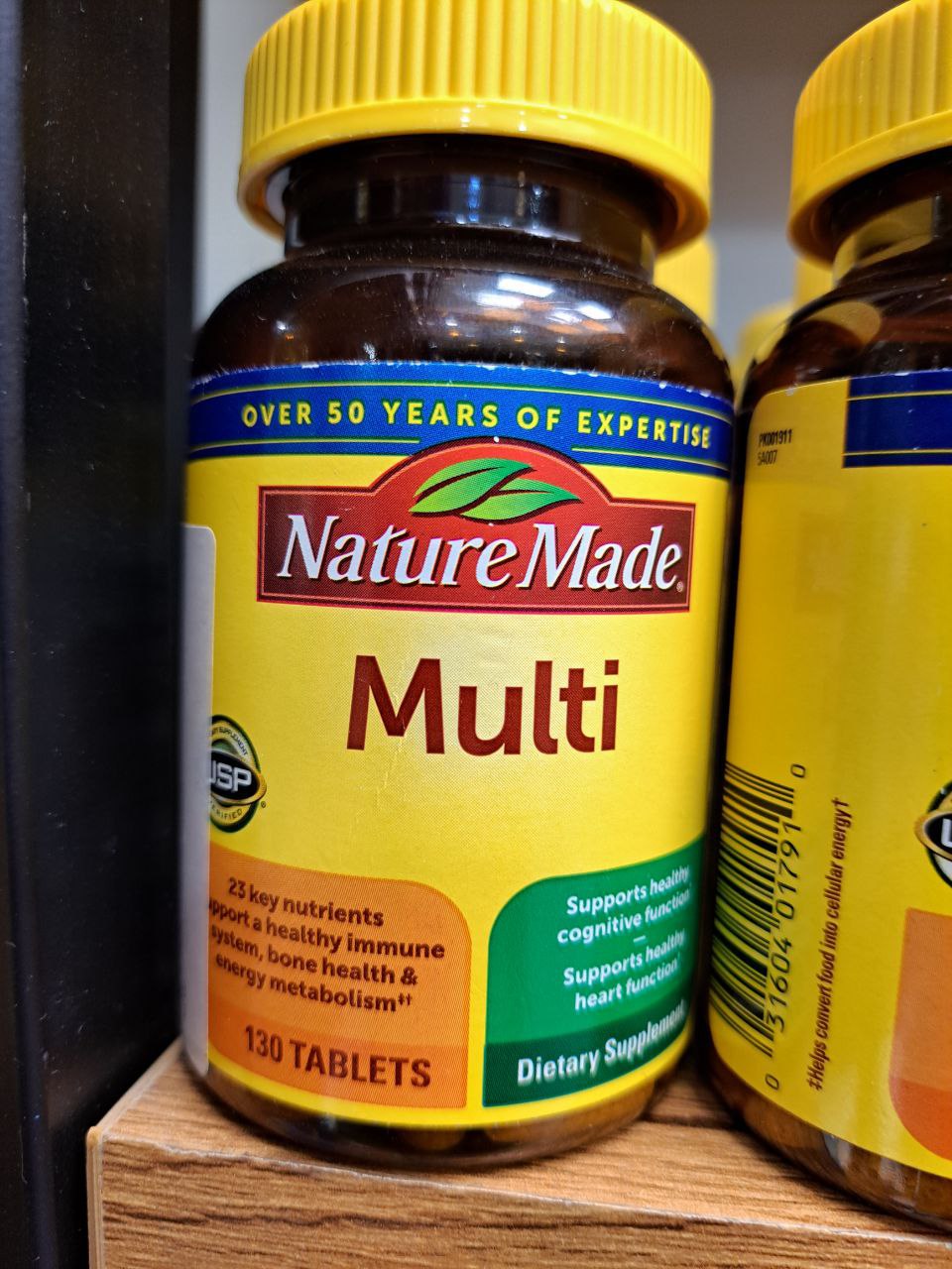 مولتی ویتامین نیچرمید 130 عددی Nature Made Multivitamin Tablets with Iron 2 مولتی ویتامین نیچرمید 130 عددی Nature Made Multivitamin Tablets with Iron