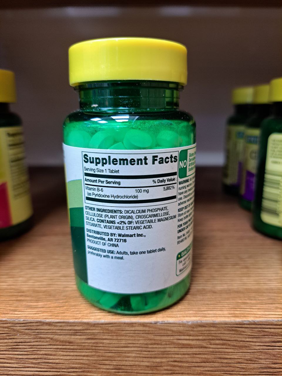 ویتامین ب6 اسپرینگ والی 250 عددی Spring Valley Vitamin B6 Supplement, 100 mg 3 ویتامین ب6 اسپرینگ والی 250 عددی Spring Valley Vitamin B6 Supplement, 100 mg