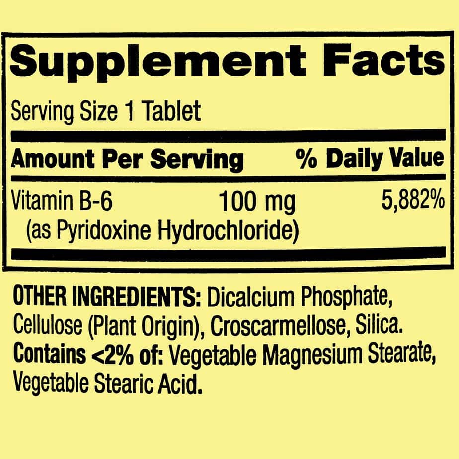 ویتامین ب6 اسپرینگ والی 250 عددی Spring Valley Vitamin B6 Supplement, 100 mg 4 ویتامین ب6 اسپرینگ والی 250 عددی