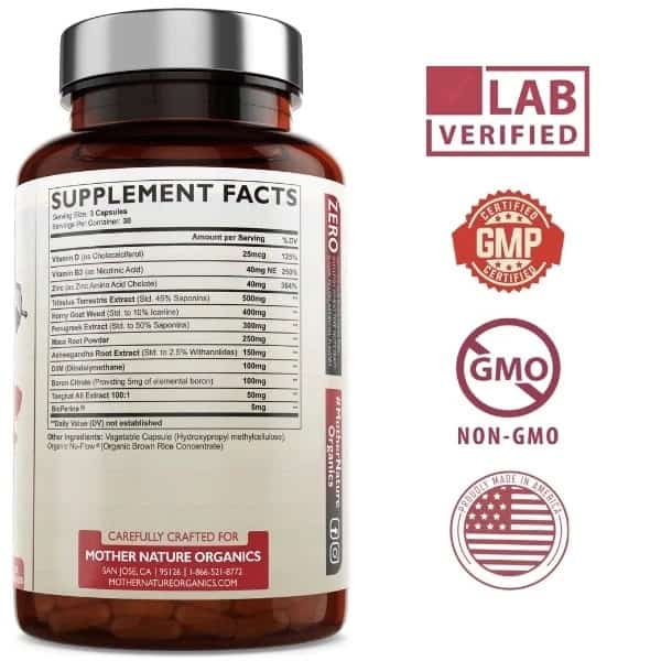 تست بوستر آلفا پرایم تی مادر نیچر ارگانیکس 90 عددی Mother Nature Organics alpha prime T 2 تست بوستر آلفا پرایم تی مادر نیچر ارگانیکس