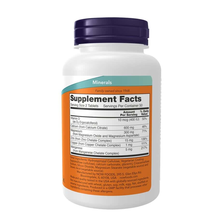 سیترات کلسیم ناو 100 عددی NOW Calcium Citrate Tablets 2 سیترات کلسیم ناو 100 عددی