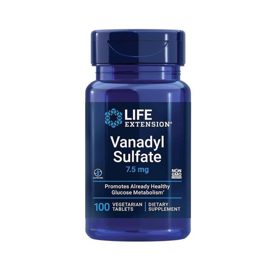 وانادیل سولفات لایف اکستنشن 100 عددی Life Extension Vanadyl Sulfate 1 وانادیل سولفات لایف اکستنشن 100 عددی