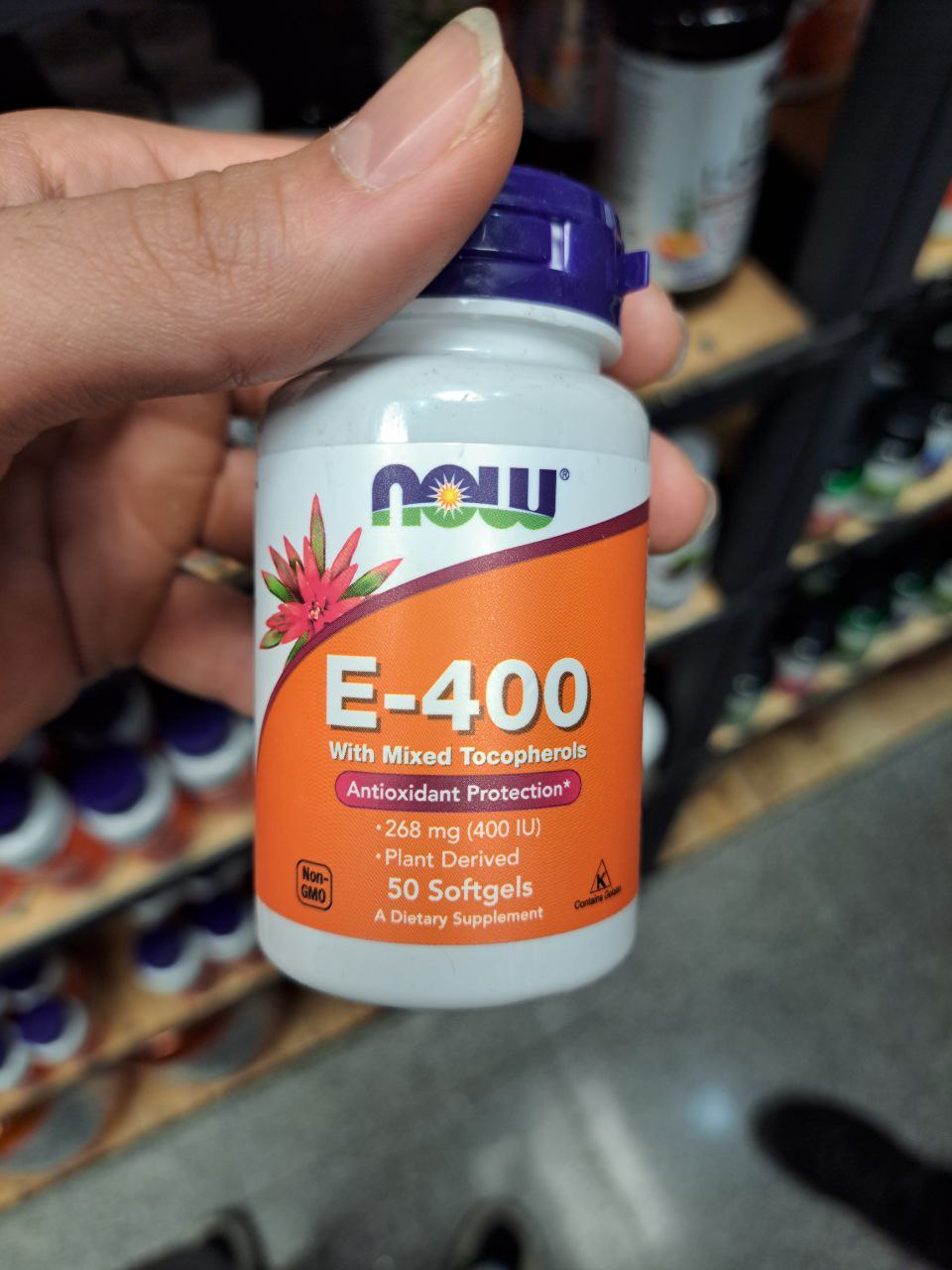 ویتامین ای 400 ناو 100 و 50 عددی NOW Vitamin E-400 Softgels 2 ویتامین ای 400 ناو 100 و 50 عددی NOW Vitamin E-400 Softgels