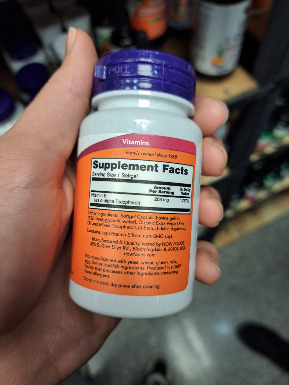 ویتامین ای 400 ناو 100 و 50 عددی NOW Vitamin E-400 Softgels 3 ویتامین ای 400 ناو 100 و 50 عددی NOW Vitamin E-400 Softgels