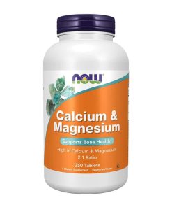 قرص کلسیم و منیزیم ناو 250 عددی NOW Calcium & Magnesium