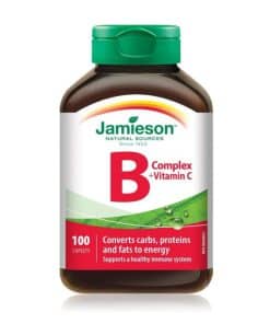 ویتامین ب کمپلکس و ویتامین سی جمیسون 100 عدد Jamieson B-Complex + Vitamin C
