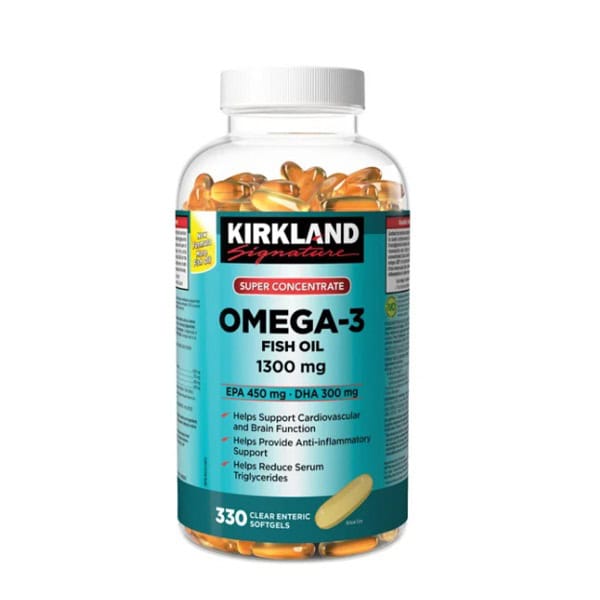 امگا 3 کرکلند 1300 میلی گرم 330 عدد kirkland fish oil 1300 1 امگا 3 کرکلند 1300 میلی گرم 330 عدد