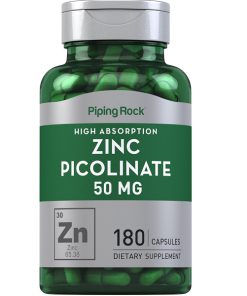 زینک پیکولینات پایپینگ راک Piping Rock Zinc Picolinate