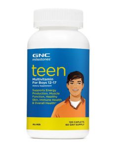 مولتی ویتامین تین جی ان سی مخصوص پسران 12 تا 17 سال GNC TEEN