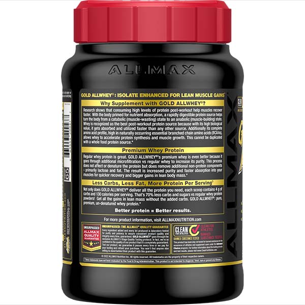 پروتئین وی المکس گلد آل وی ALLMAX Gold Allwhey 5 پروتئین وی المکس گلد آل وی ALLMAX Gold Allwhey