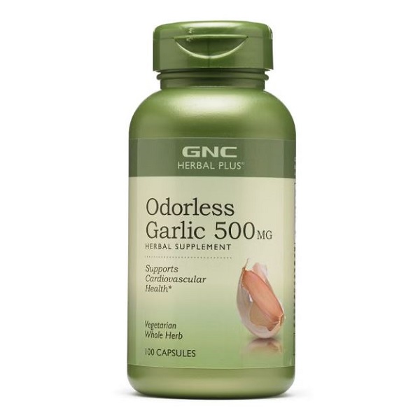 قرص سیر جی ان سی 500 میلی گرم GNC Odorless Garlic 1 قرص سیر جی ان سی 500 میلی گرم GNC Odorless Garlic