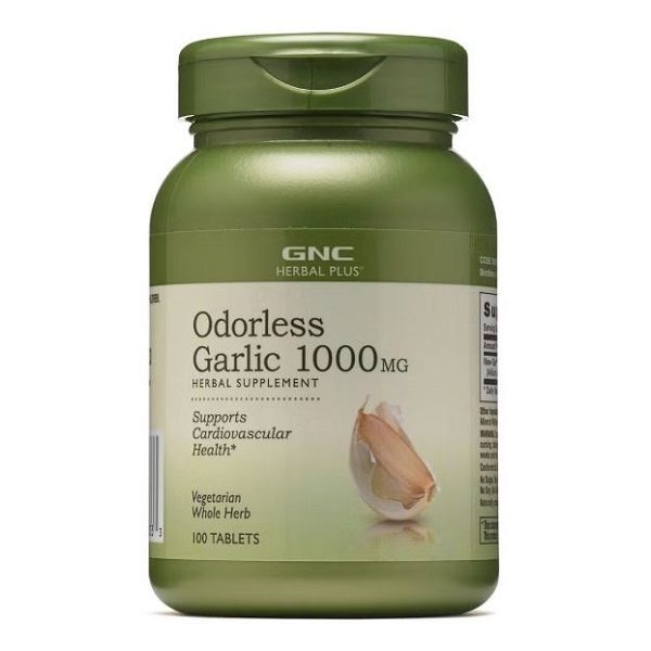 قرص سیر جی ان سی 1000 میلی گرم GNC Odorless Garlic 1 قرص سیر جی ان سی 1000 میلی گرم GNC Odorless Garlic