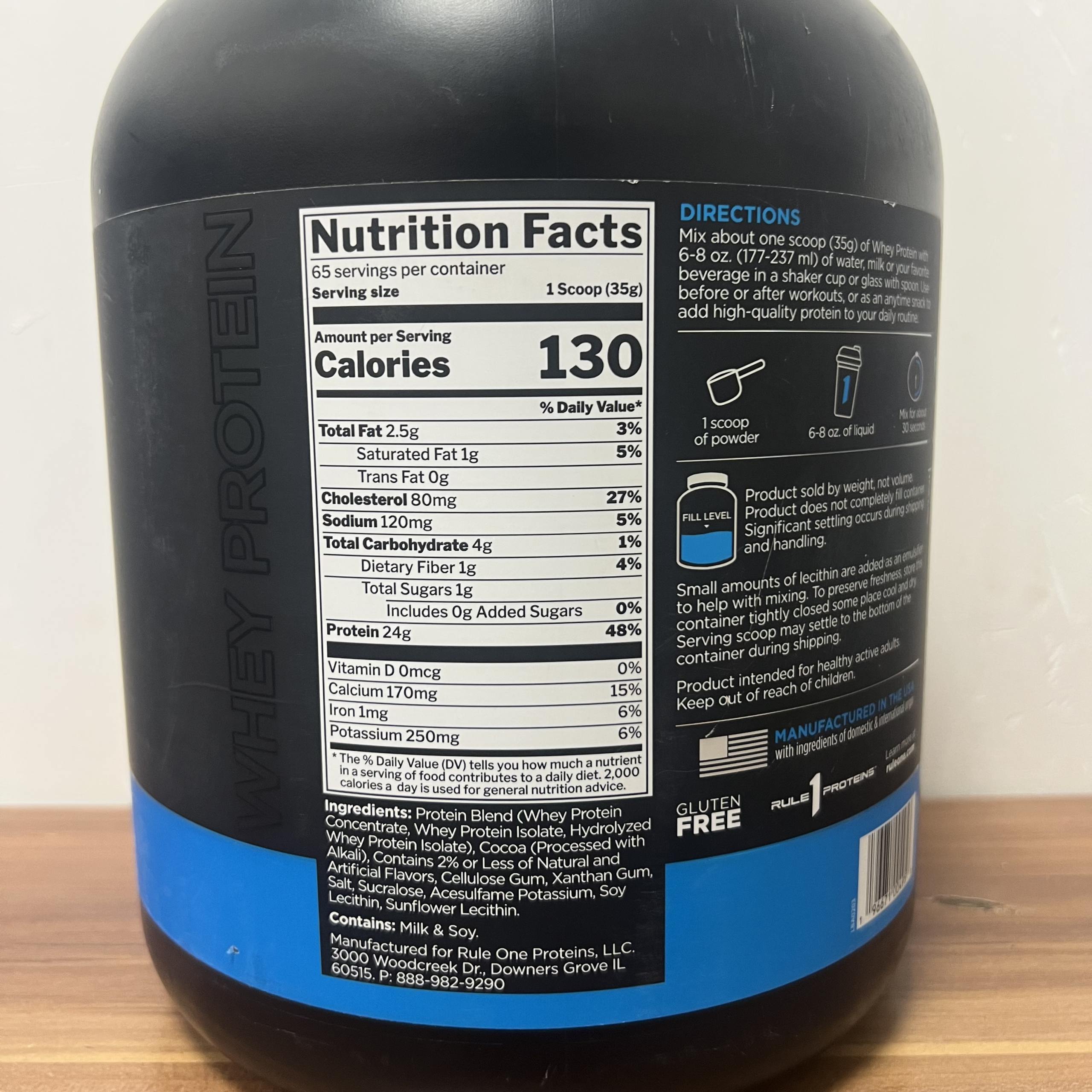 پروتئین وی رول وان اصل Rule One Whey Protein 9 پروتئین وی رول وان اصل Rule One Whey Protein - Image 9
