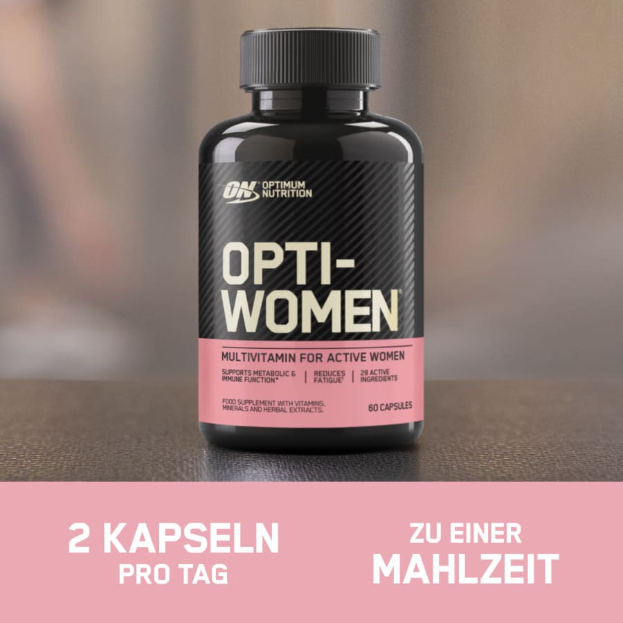مولتی ویتامین زنانه اپتی ومن اپتیموم ناتریشن Optimum Nutrition Opti-Women 2 مولتی ویتامین زنانه اپتی ومن اپتیموم ناتریشن Optimum Nutrition Opti-Women