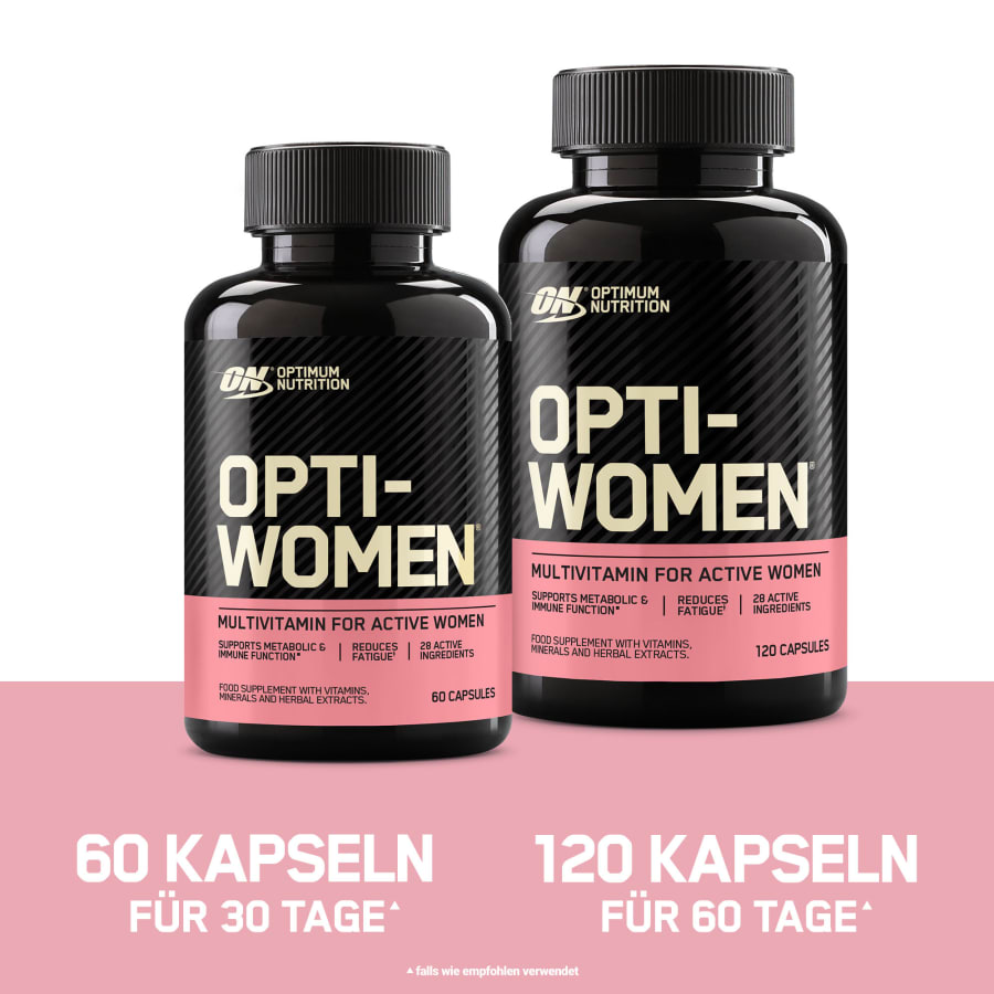 مولتی ویتامین زنانه اپتی ومن اپتیموم ناتریشن Optimum Nutrition Opti-Women 4 مولتی ویتامین زنانه اپتی ومن اپتیموم ناتریشن Optimum Nutrition Opti-Women