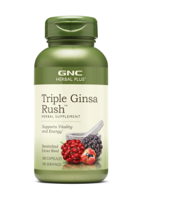 کپسول جینسینگ و گوارانا جی ان سی GNC Triple Ginsa Rush
