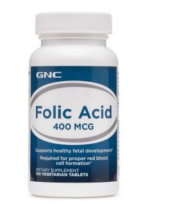 فولیک اسید جی ان سی GNC Folic Acid 400mcg