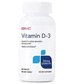 ویتامین دی جی ان سی GNC Vitamin D-3 2000IU