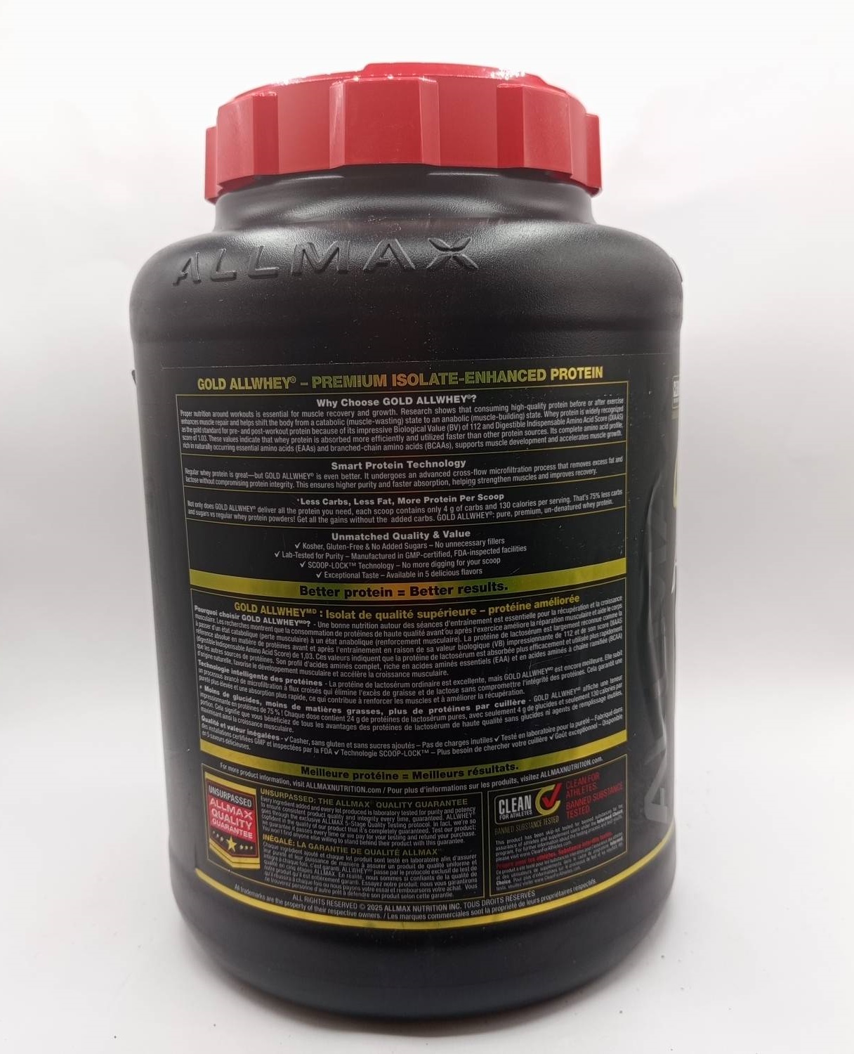 پروتئین وی المکس گلد آل وی ALLMAX Gold Allwhey 4 پروتئین وی المکس گلد آل وی ALLMAX Gold Allwhey