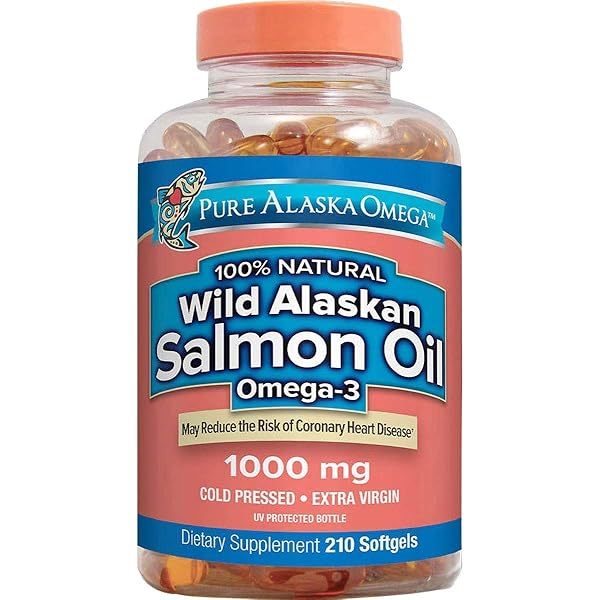 روغن ماهی سالمون السکا وحشی کرکلند Kirkland Wild Alaskan Salmon Oil 1 روغن ماهی سالمون وحشی آلاسکا کرکلند Kirkland Wild Alaskan Salmon Oil