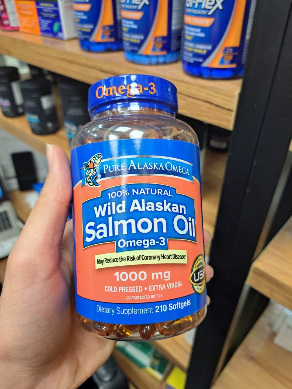 روغن ماهی سالمون السکا وحشی کرکلند Kirkland Wild Alaskan Salmon Oil 2 روغن ماهی سالمون السکا وحشی کرکلند Kirkland Wild Alaskan Salmon Oil