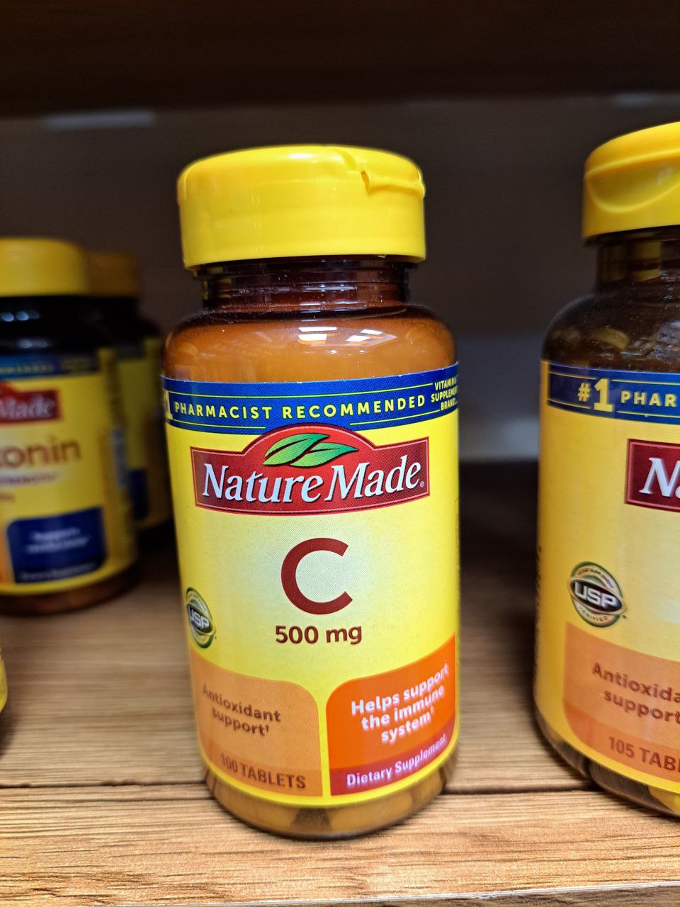 ویتامین ث نیچرمید 500 میلی گرم Nature Made Vitamin C 2 ویتامین ث نیچرمید 500 میلی گرم Nature Made Vitamin C