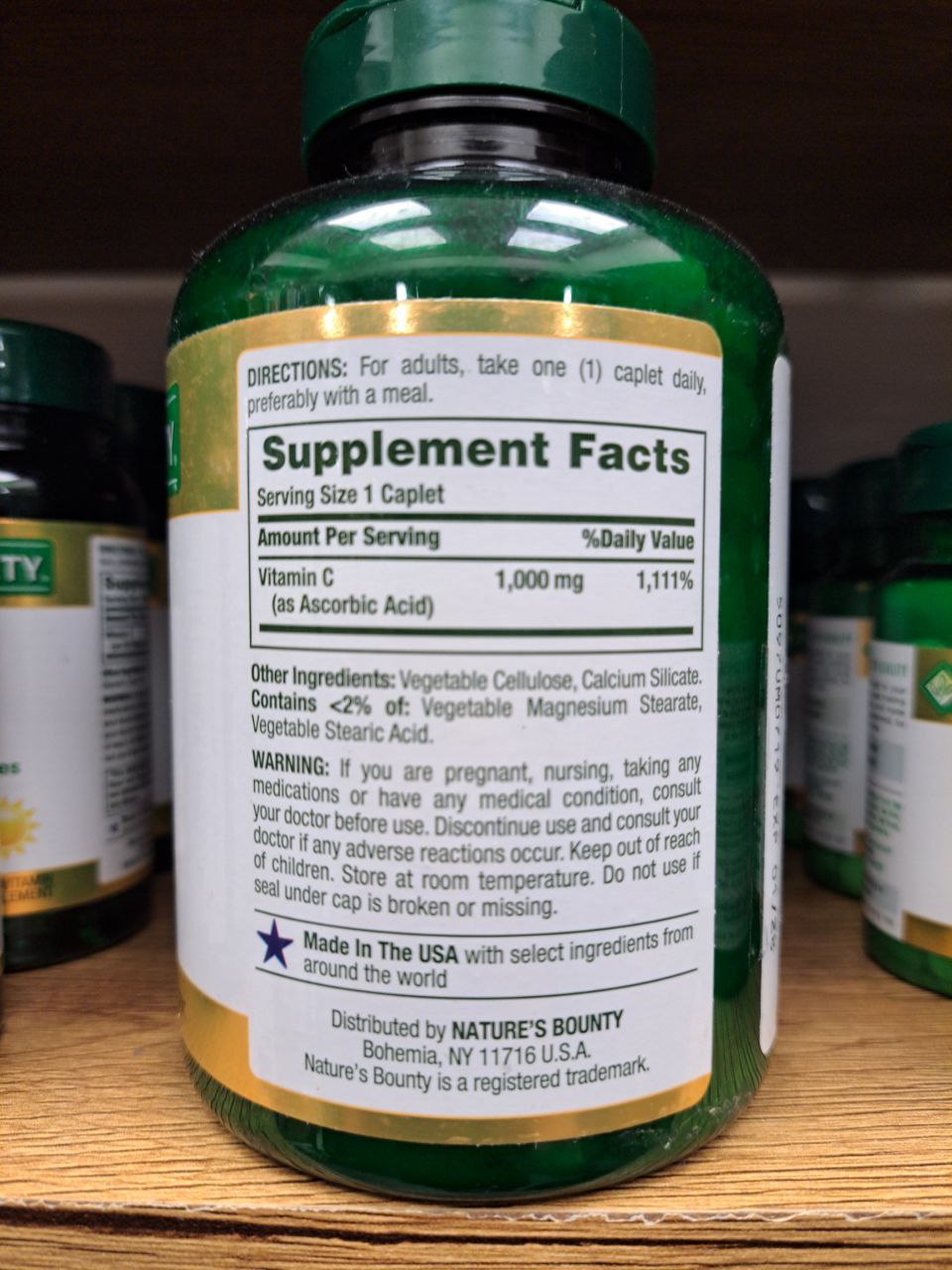 ویتامین سی نیچرز بونتی 1000 میلی گرم 300 عددی Nature's Bounty Vitamin C 3 ویتامین سی نیچرز بونتی 1000 میلی گرم Nature's Bounty Vitamin C