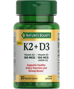 کپسول ویتامین دی و کا نیچرز بونتی Nature’s Bounty D3 K2