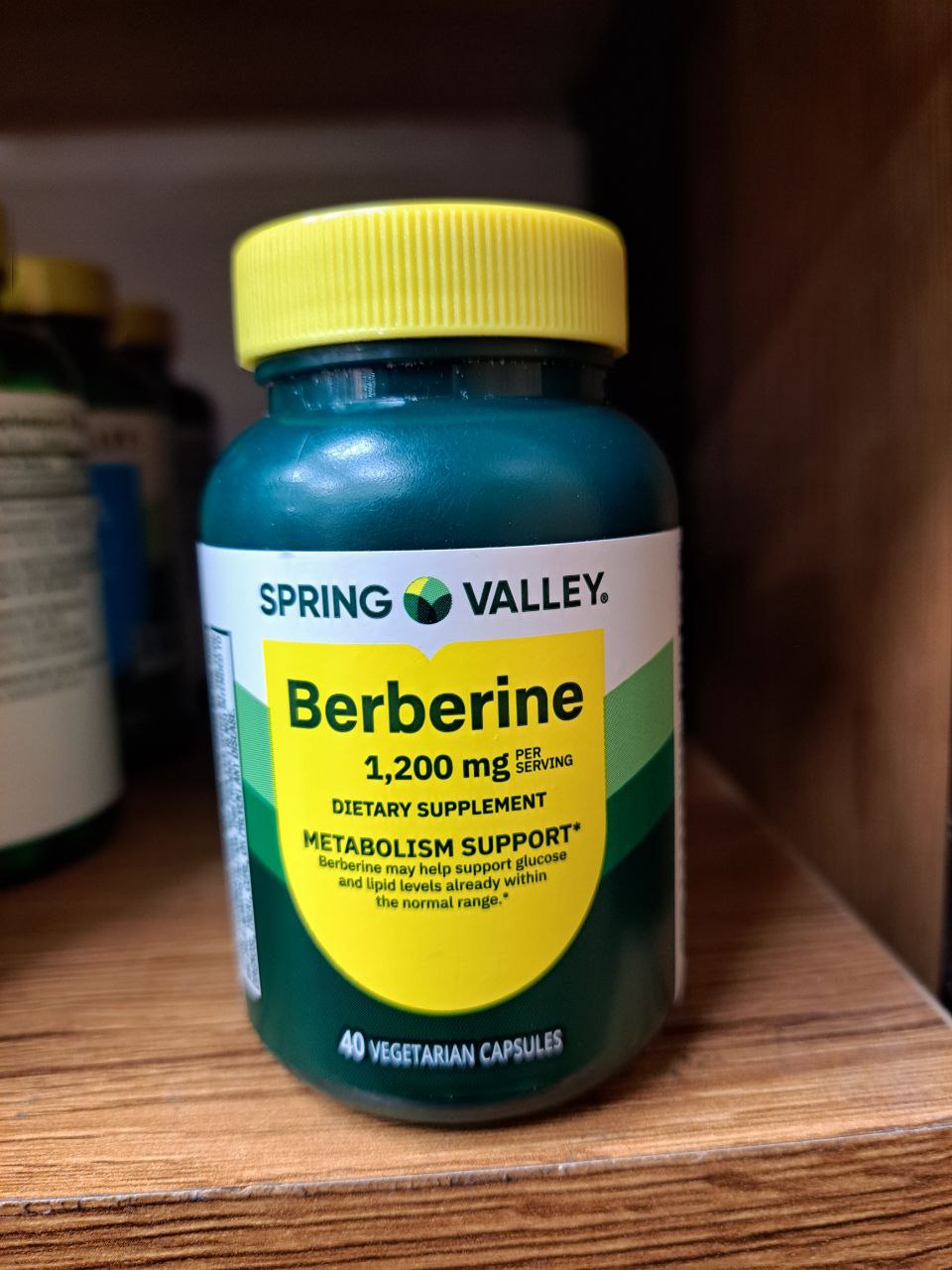 کپسول بربرین اسپرینگ والی Spring Valley Berberine 2 کپسول بربرین اسپرینگ والی Spring Valley Berberine