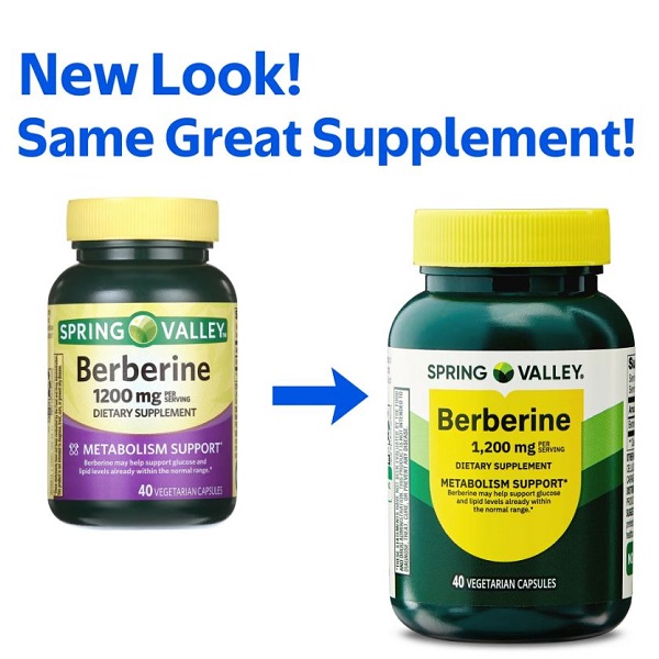 کپسول بربرین اسپرینگ والی Spring Valley Berberine 4 کپسول بربرین اسپرینگ والی Spring Valley Berberine