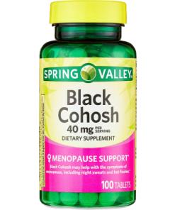 کوهوش سیاه اسپرینگ والی Spring Valley Black Cohosh 40mg