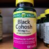 کوهوش سیاه اسپرینگ والی Spring Valley Black Cohosh 40mg 4 کوهوش سیاه اسپرینگ والی Spring Valley Black Cohosh 40mg