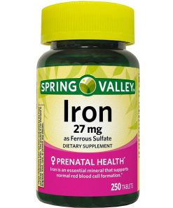 قرص آهن اسپرینگ والی 27 میلی گرم Spring Valley Iron