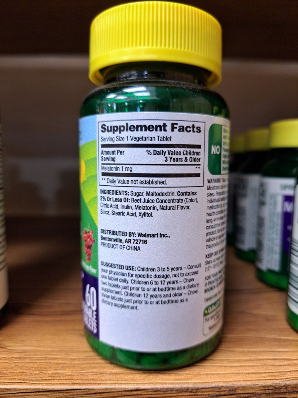 ملاتونین کودکانه اسپرینگ والی Spring Valley Kids Melatonin 3 ملاتونین کودکانه اسپرینگ والی Spring Valley Kids Melatonin