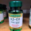 کپسول ویتامین دی و کا نیچرز بونتی Nature’s Bounty D3 K2 10 کپسول ویتامین دی و کا نیچرز بونتی Nature’s Bounty D3 K2