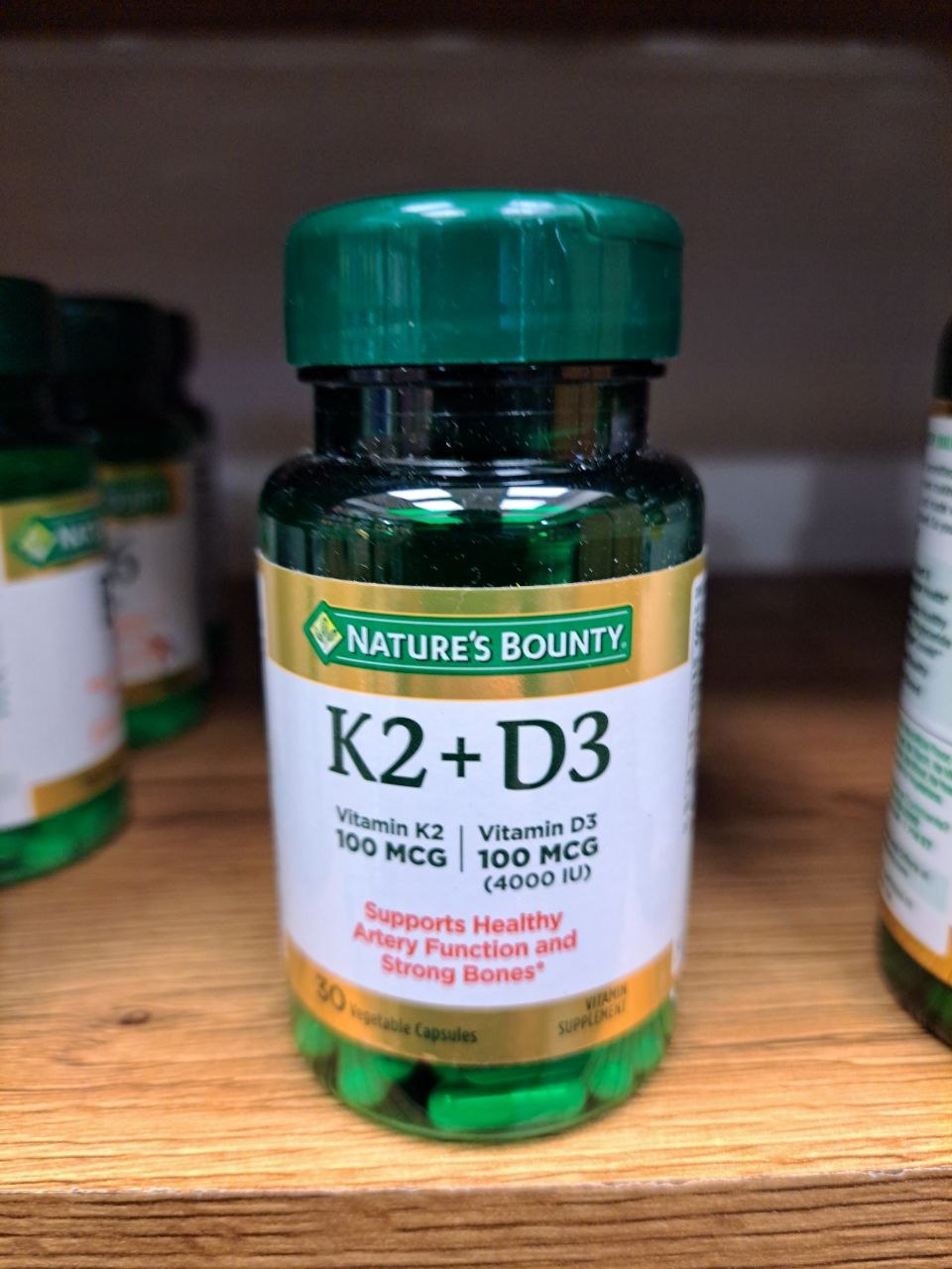 کپسول ویتامین دی و کا نیچرز بونتی Nature’s Bounty D3 K2 5 کپسول ویتامین دی و کا نیچرز بونتی Nature’s Bounty D3 K2
