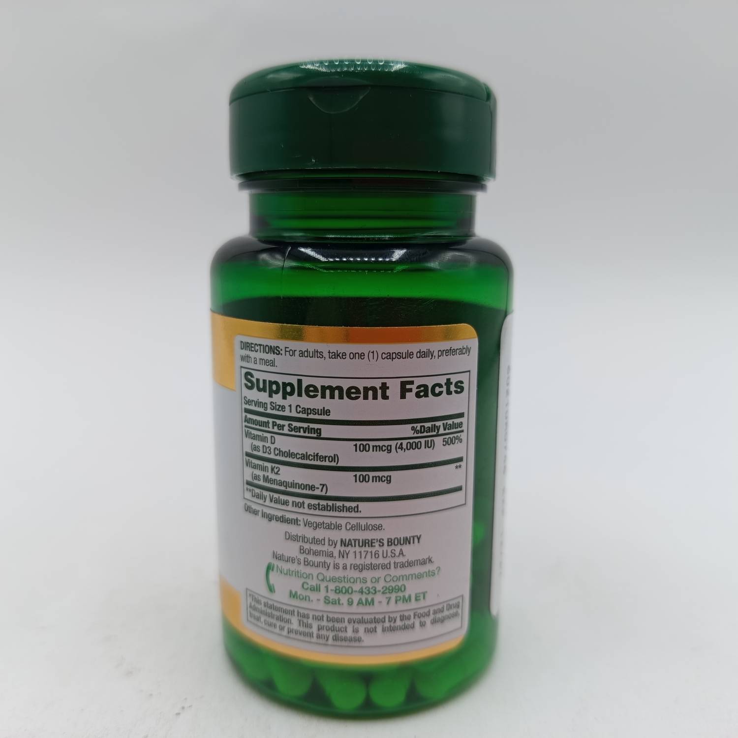 کپسول ویتامین دی و کا نیچرز بونتی Nature’s Bounty D3 K2 4 کپسول ویتامین دی و کا نیچرز بونتی Nature’s Bounty D3 K2