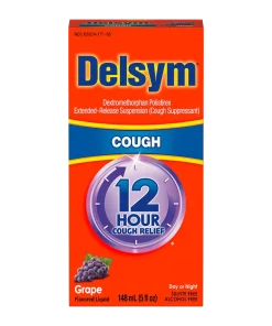 شربت ضد سرفه دلسیم Delsym 12 Hour با طعم انگور
