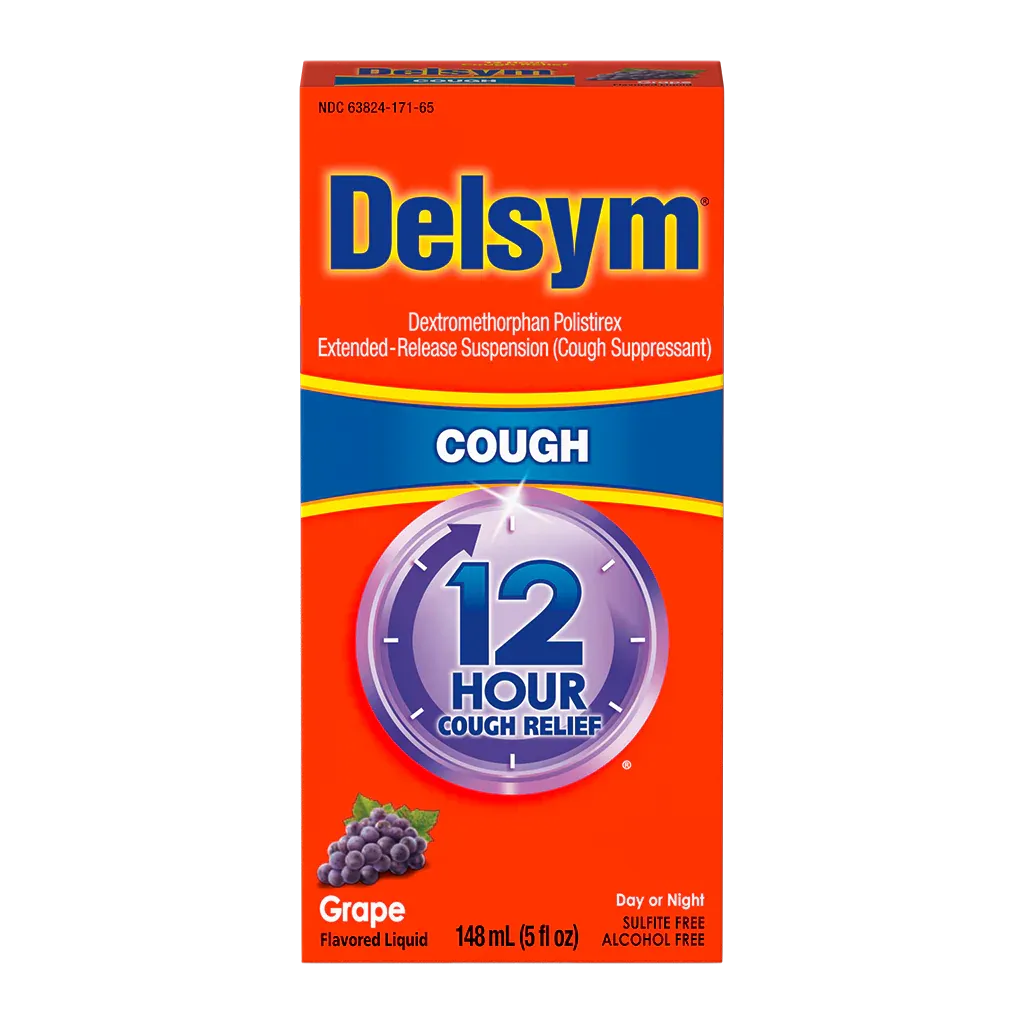 شربت ضد سرفه دلسیم Delsym 12 Hour با طعم انگور 1 شربت ضد سرفه دلسیم Delsym 12 Hour با طعم انگور