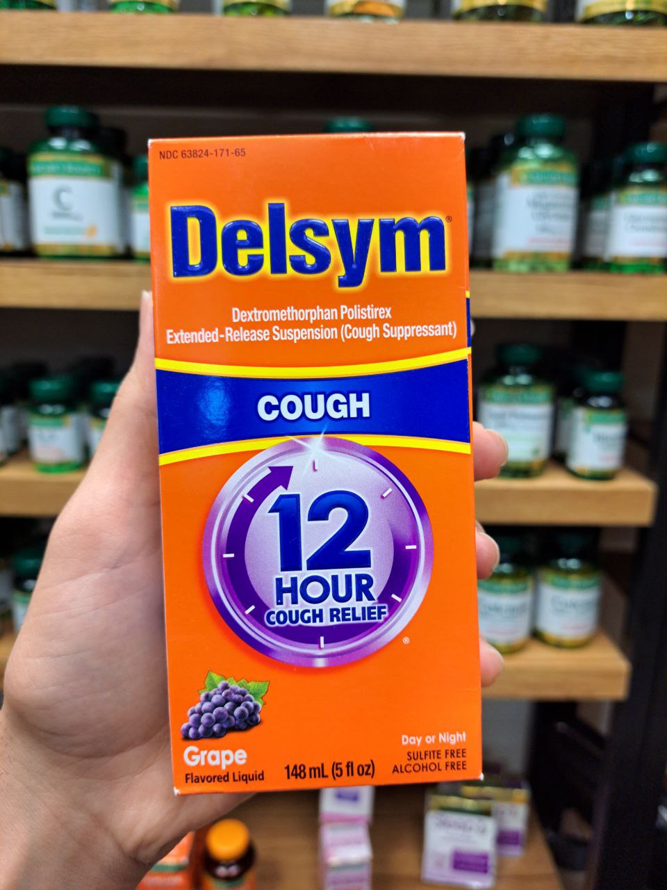 شربت ضد سرفه دلسیم Delsym 12 Hour با طعم انگور 5 شربت ضد سرفه دلسیم Delsym 12 Hour با طعم انگور