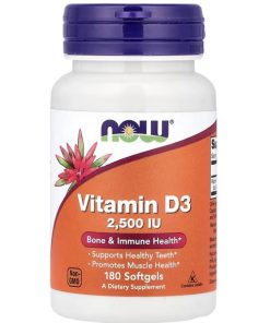 ویتامین دی ناو NOW Foods Vitamine D3 2500 IU
