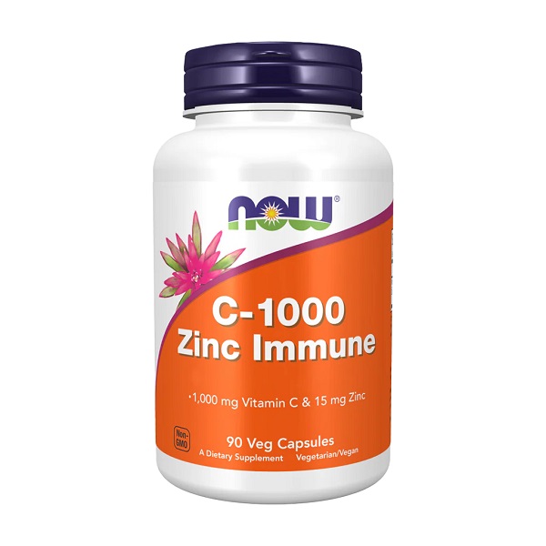 ویتامین ث و زینک ناو Now C-1000 Zinc Immune 1 ویتامین ث و زینک ناو Now C-1000 Zinc Immune