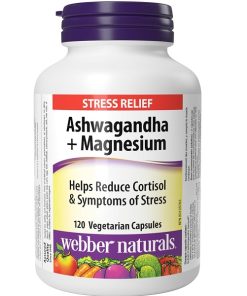 آشواگاندا و منیزیم وبر نچرالز Webber Naturals Ashwagandha + Magnesium