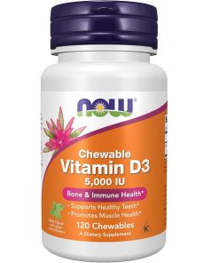قرص جویدنی ویتامین دی ناو NOW Vitamin D3 50000IU