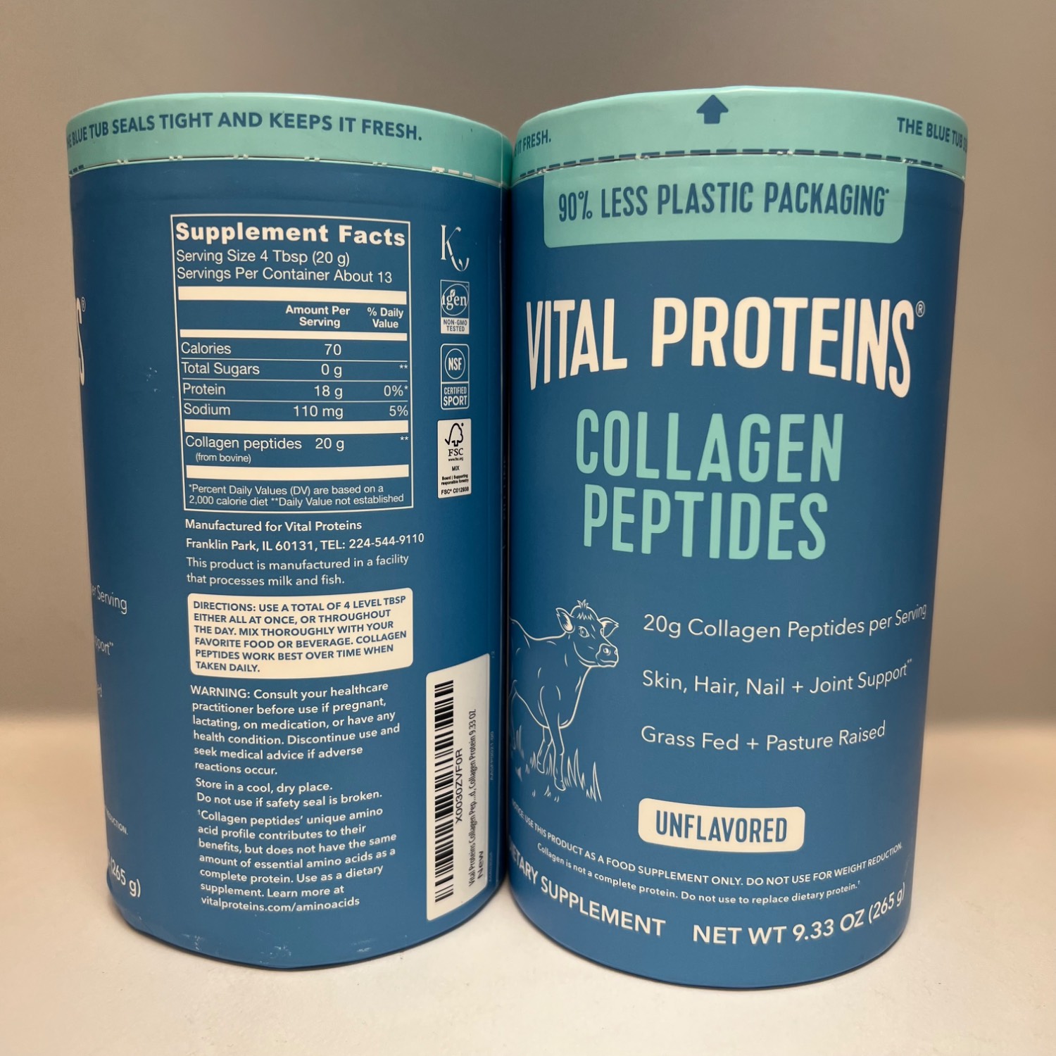 کلاژن پـِپتید ویتال پروتئینز Vital Proteins Collagen Peptides 11 کلاژن پـِپتید ویتال پروتئینز Vital Proteins Collagen Peptides