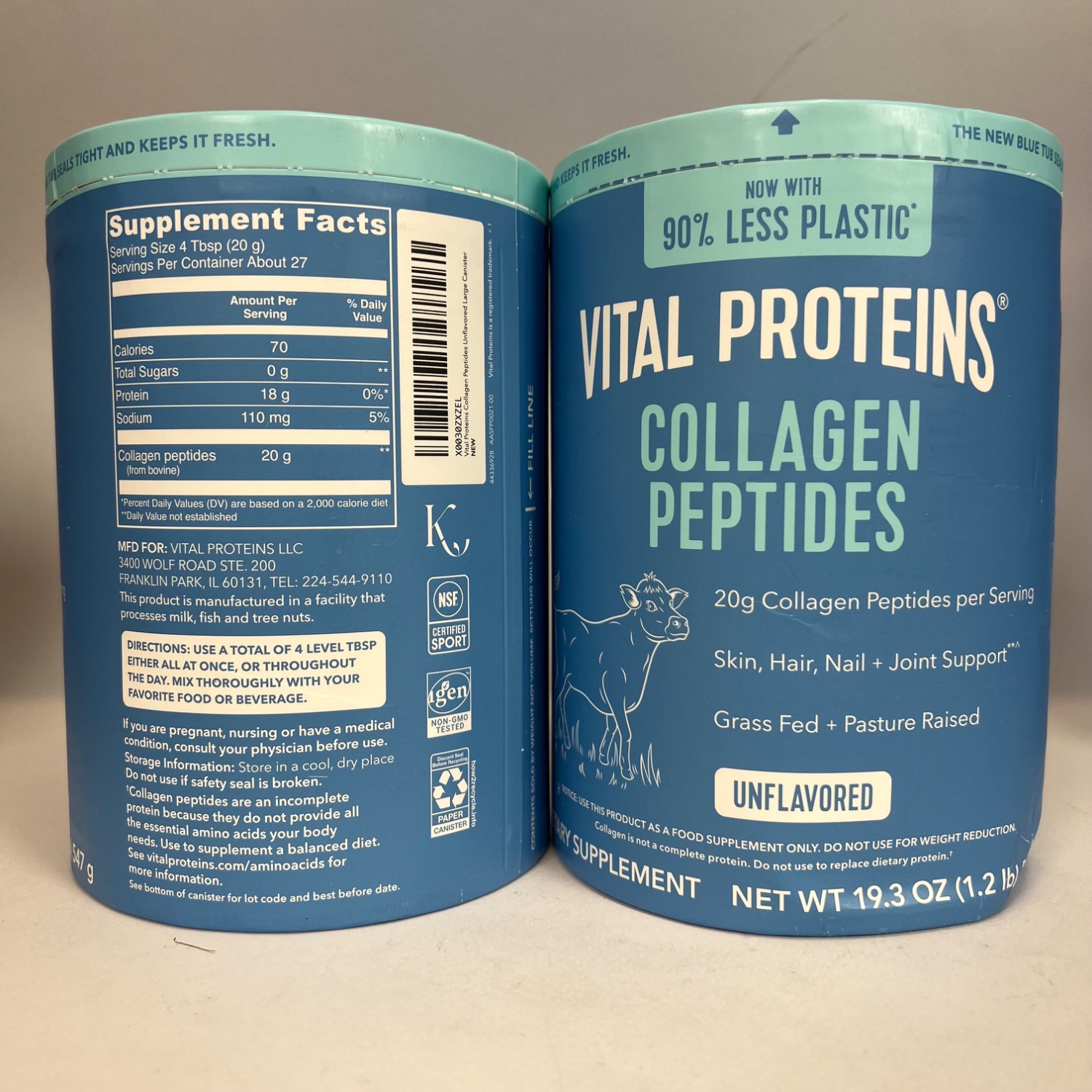 کلاژن پـِپتید ویتال پروتئینز Vital Proteins Collagen Peptides 14 کلاژن پـِپتید ویتال پروتئینز Vital Proteins Collagen Peptides
