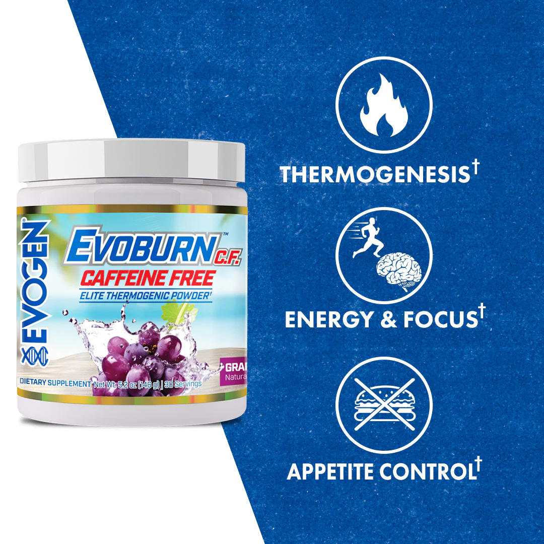 مکمل چربی سوز ایووبرن سی اف ایوژن EVOGEN EVOBURN C.F بدون کافئین 3 مکمل چربی سوز ایووبرن سی اف ایوژن EVOGEN EVOBURN C.F بدون کافئین